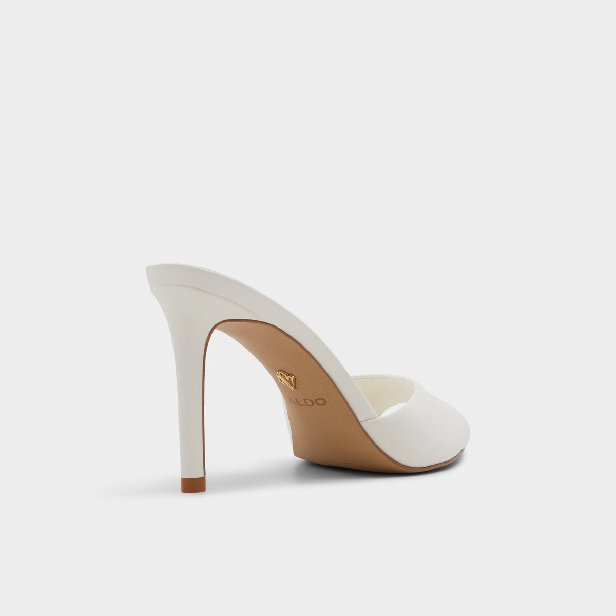 Anniebrilden White Women's Heeled mules - Heeled mule, Stiletto heel | Aldo