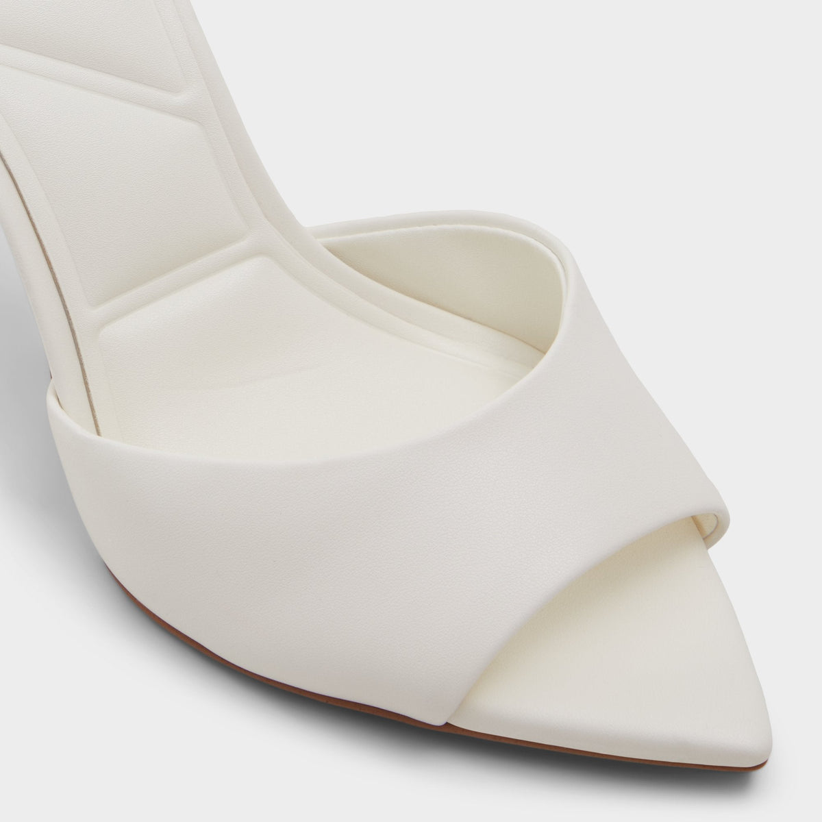 Anniebrilden White Women's Heeled mules - Heeled mule, Stiletto heel | Aldo