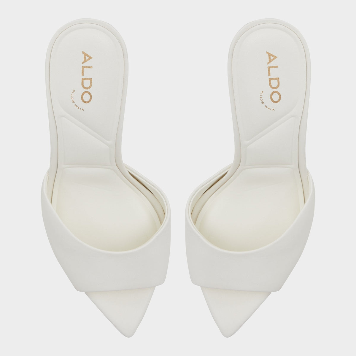Anniebrilden White Women's Heeled mules - Heeled mule, Stiletto heel | Aldo