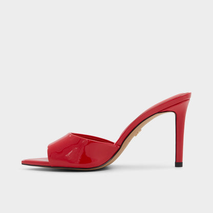 Anniebrilden Red Women's Heeled mules - Heeled mule, Stiletto heel | Aldo