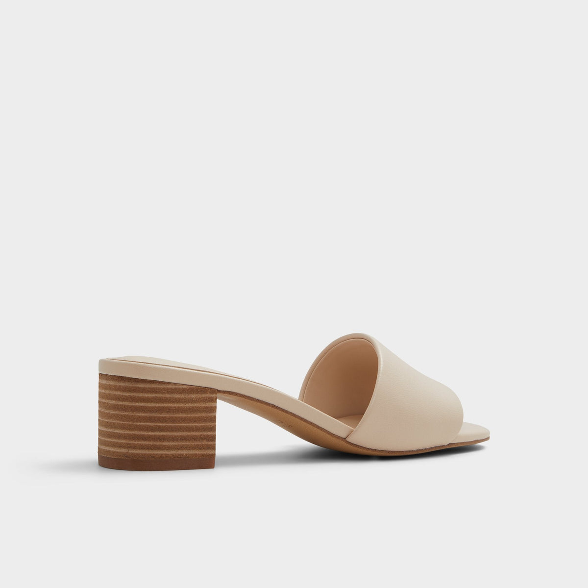 Claudina Other Beige Women's Block heels - Heeled mule, Block heel | Aldo