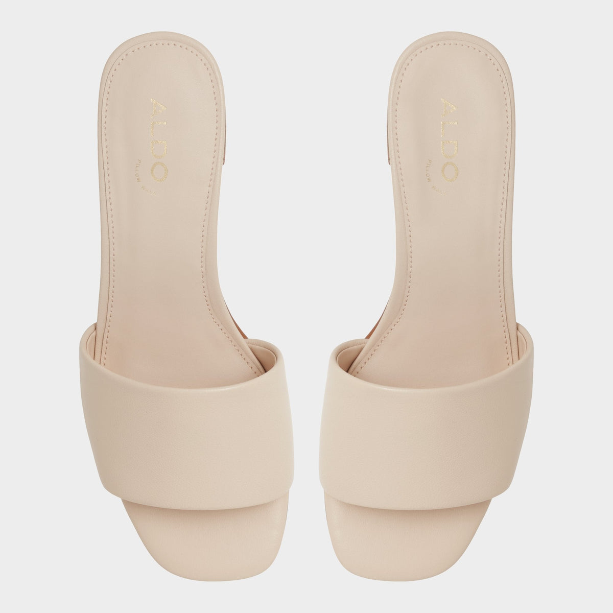 Claudina Other Beige Women's Block heels - Heeled mule, Block heel | Aldo