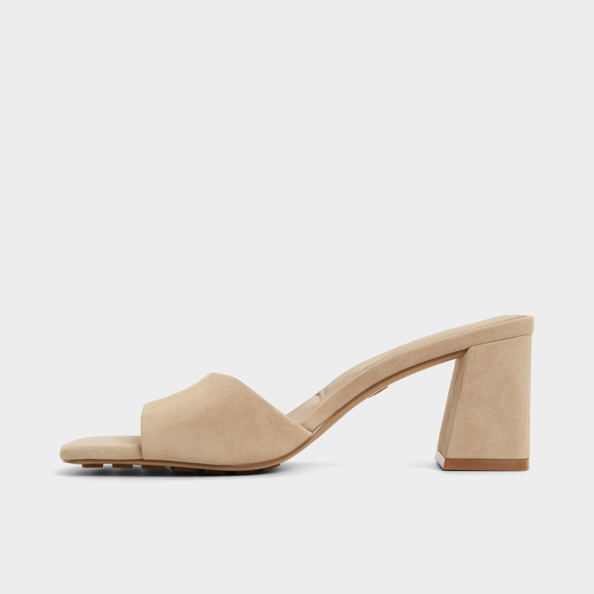 Tisha Beige Women's Heeled mules - Heeled mule, Block heel | Aldo