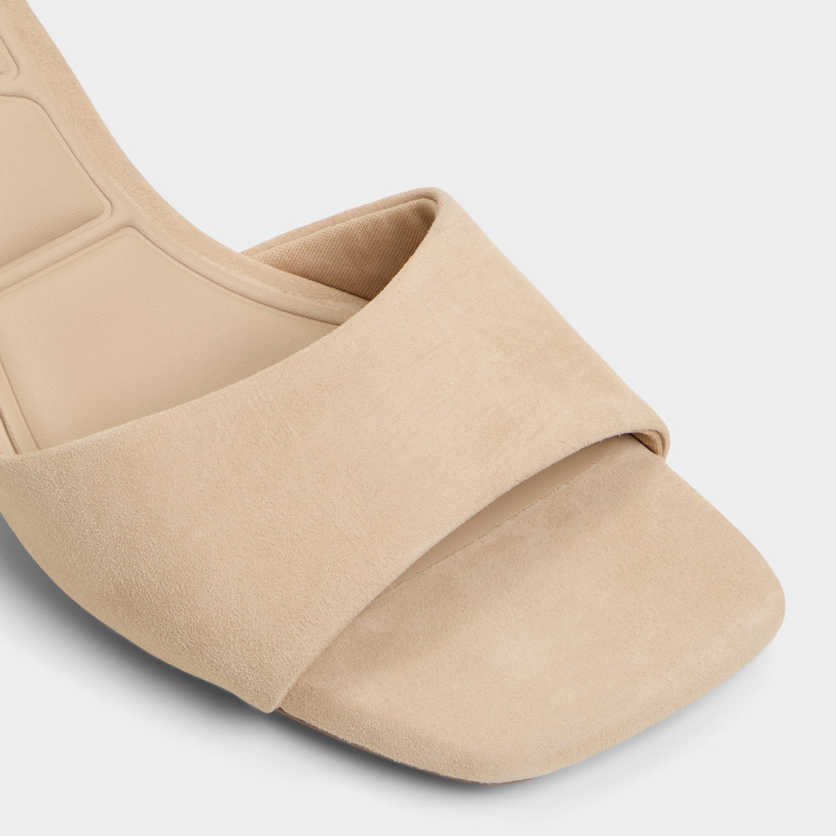 Tisha Beige Women's Heeled mules - Heeled mule, Block heel | Aldo