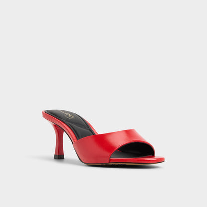 Annaberaen in Bright Red - Heeled mule, Stiletto heel | Aldo