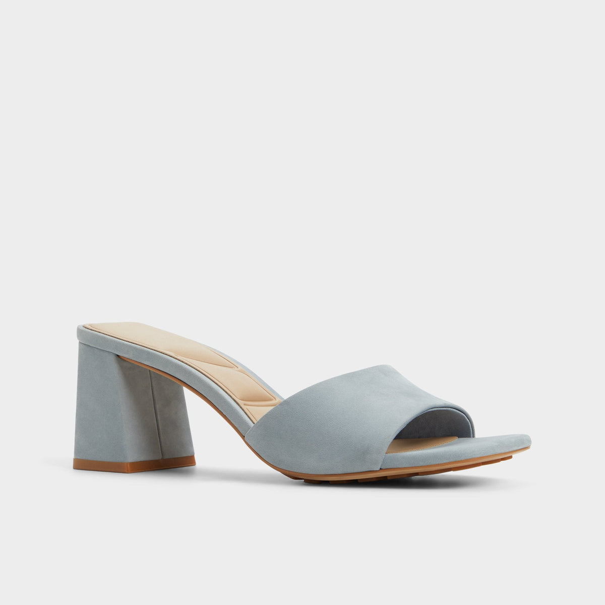 Tisha Other Blue Women's Heeled mules - Heeled mule, Block heel | Aldo