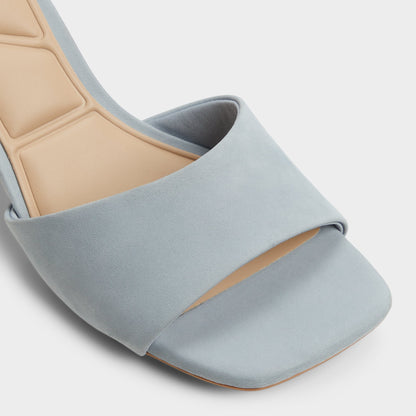 Tisha Other Blue Women's Heeled mules - Heeled mule, Block heel | Aldo