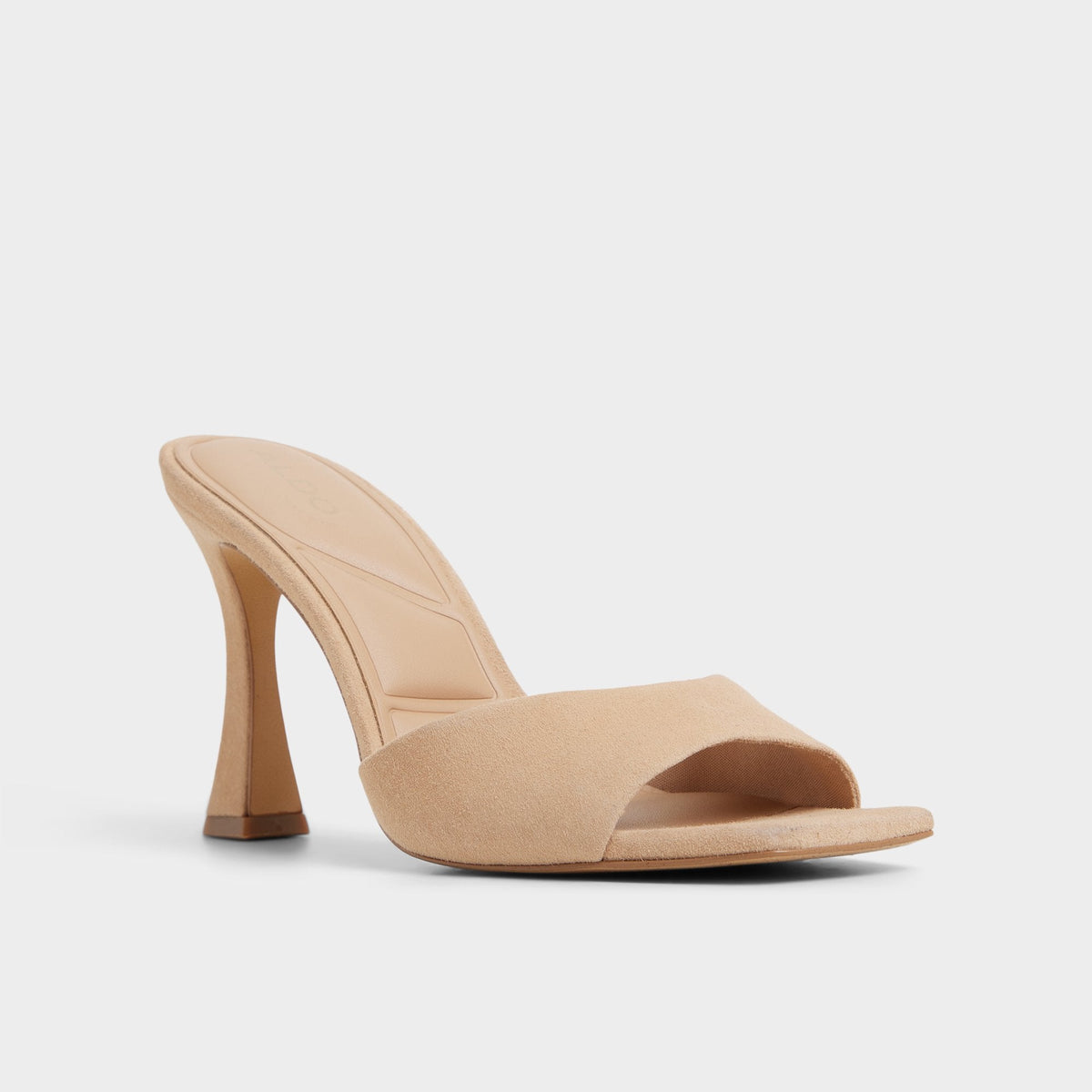 Jennifer in Medium Beige - Heeled mule, Stiletto heel | Aldo