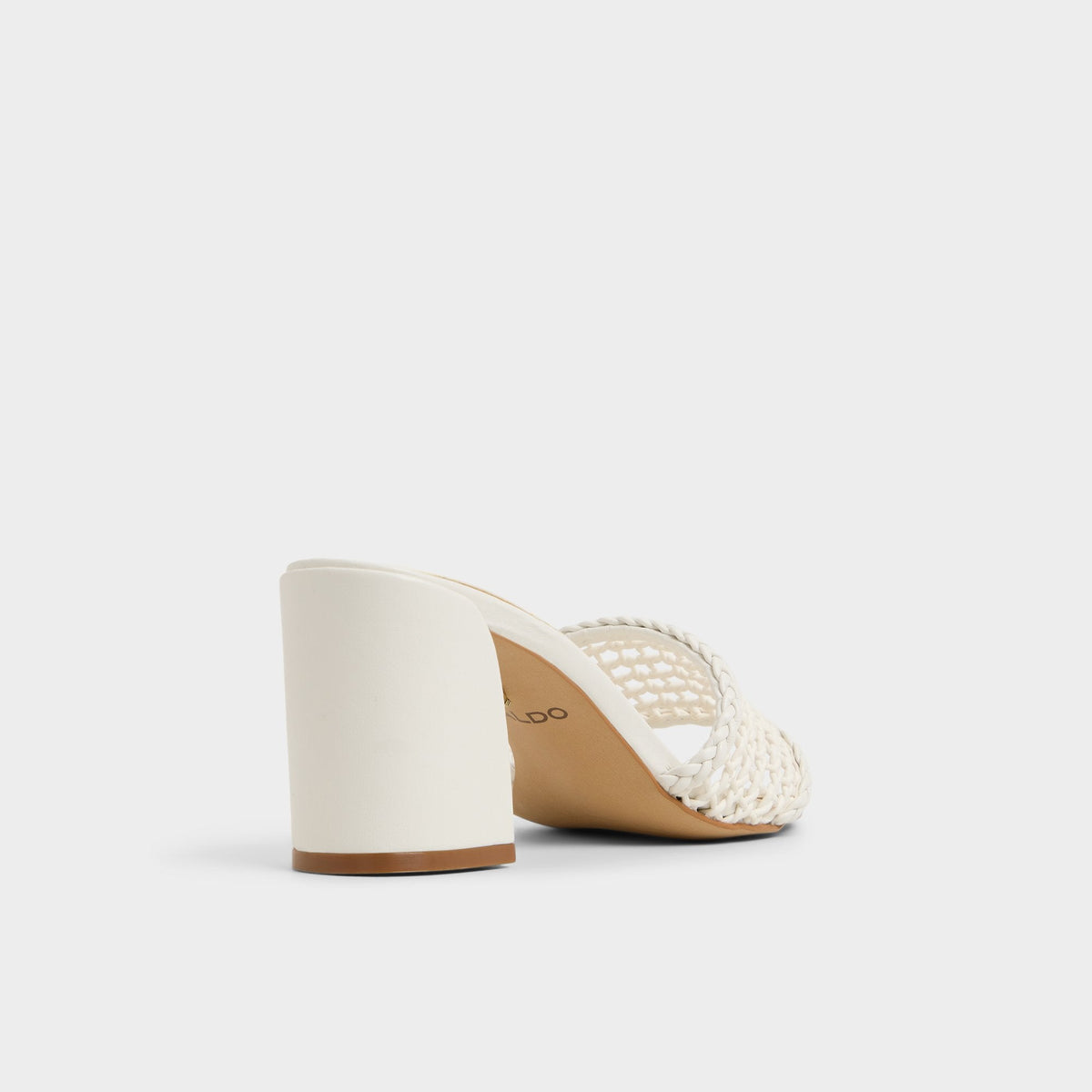 Beachdate White/Bone Women's Block heels - Heeled mule, Block heel | Aldo