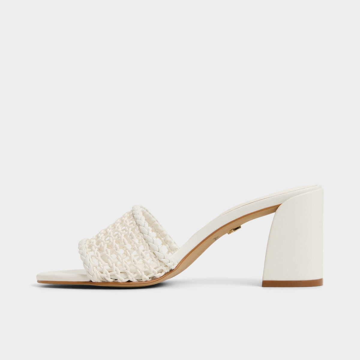 Beachdate White/Bone Women's Block heels - Heeled mule, Block heel | Aldo