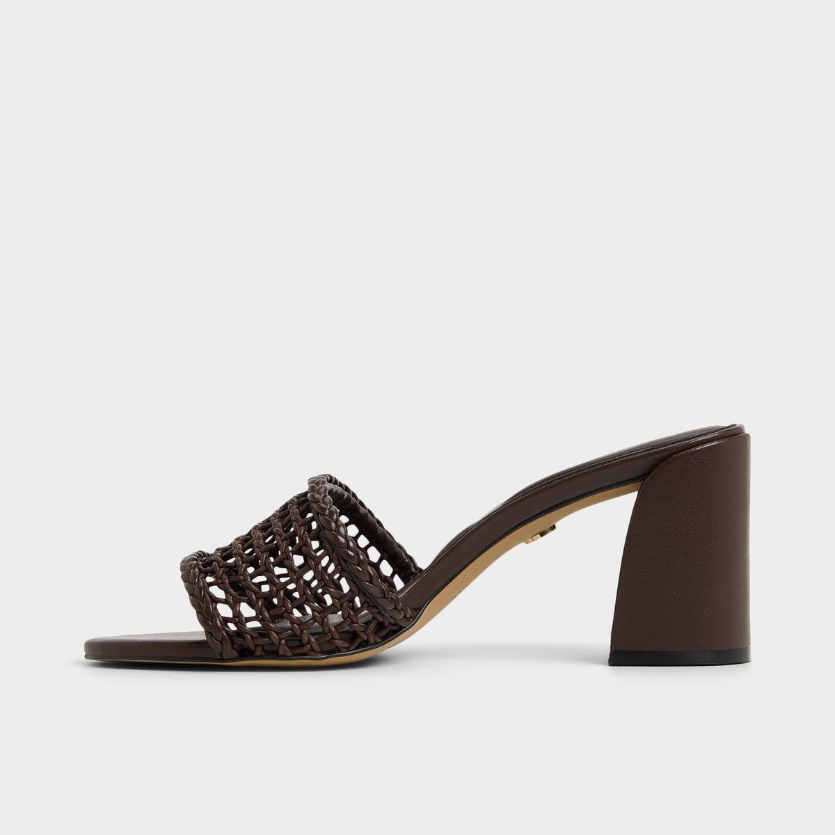 Beachdate Dark Brown Women's Block heels - Heeled mule, Block heel | Aldo