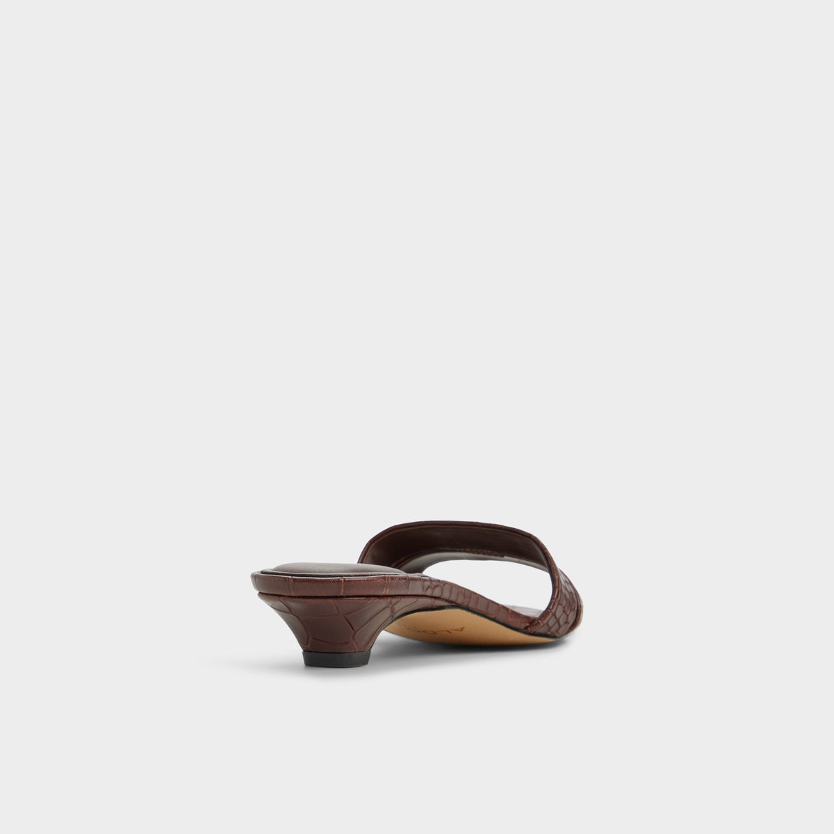 Scarletta Dark Brown Women's Heeled mules - Heeled mule, Kitten heel | Aldo