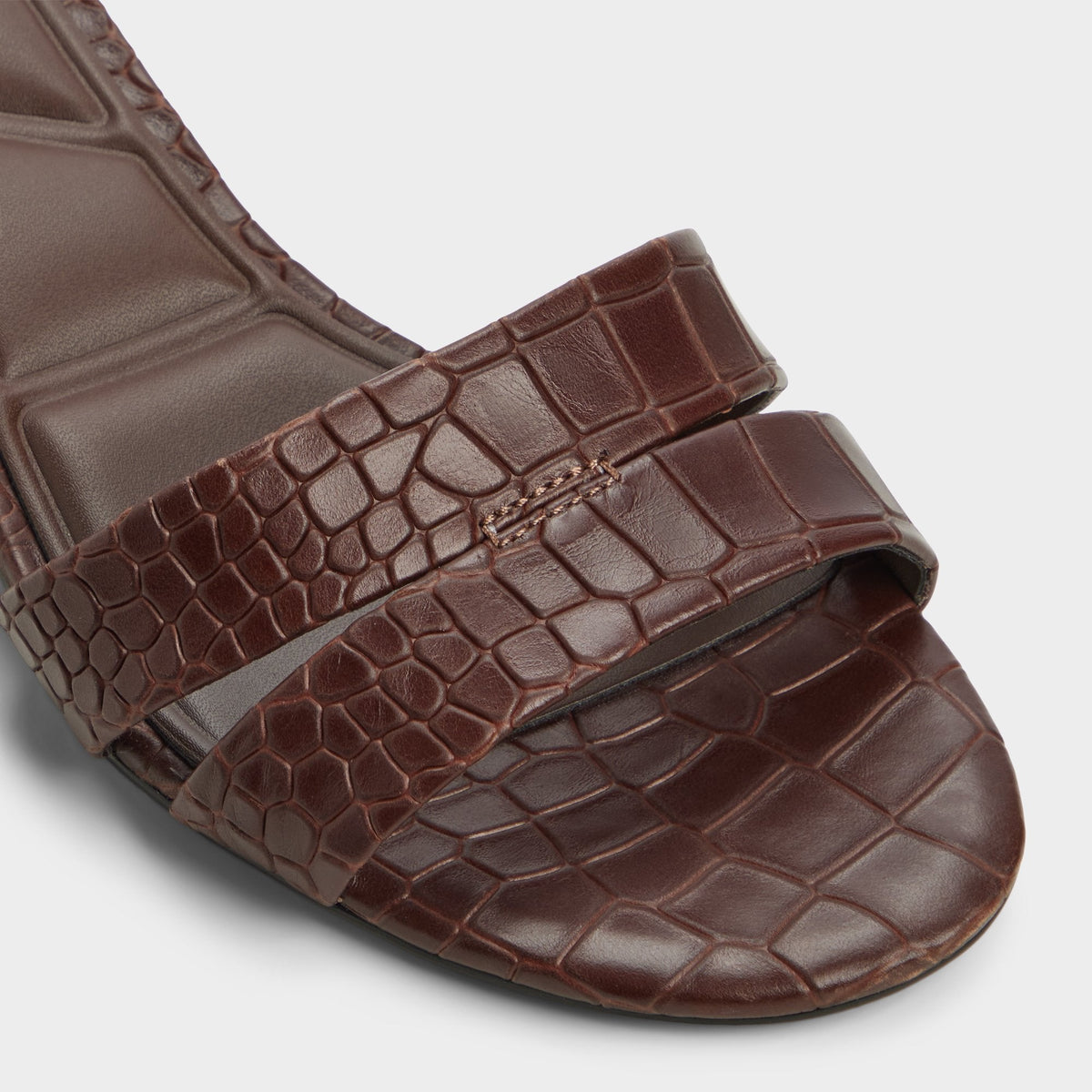 Scarletta Dark Brown Women's Heeled mules - Heeled mule, Kitten heel | Aldo