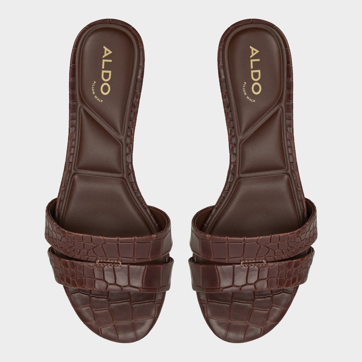 Scarletta Dark Brown Women's Heeled mules - Heeled mule, Kitten heel | Aldo