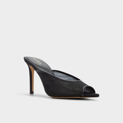 Elennah in Black 14161302 - Heeled mule, Stiletto heel | Aldo