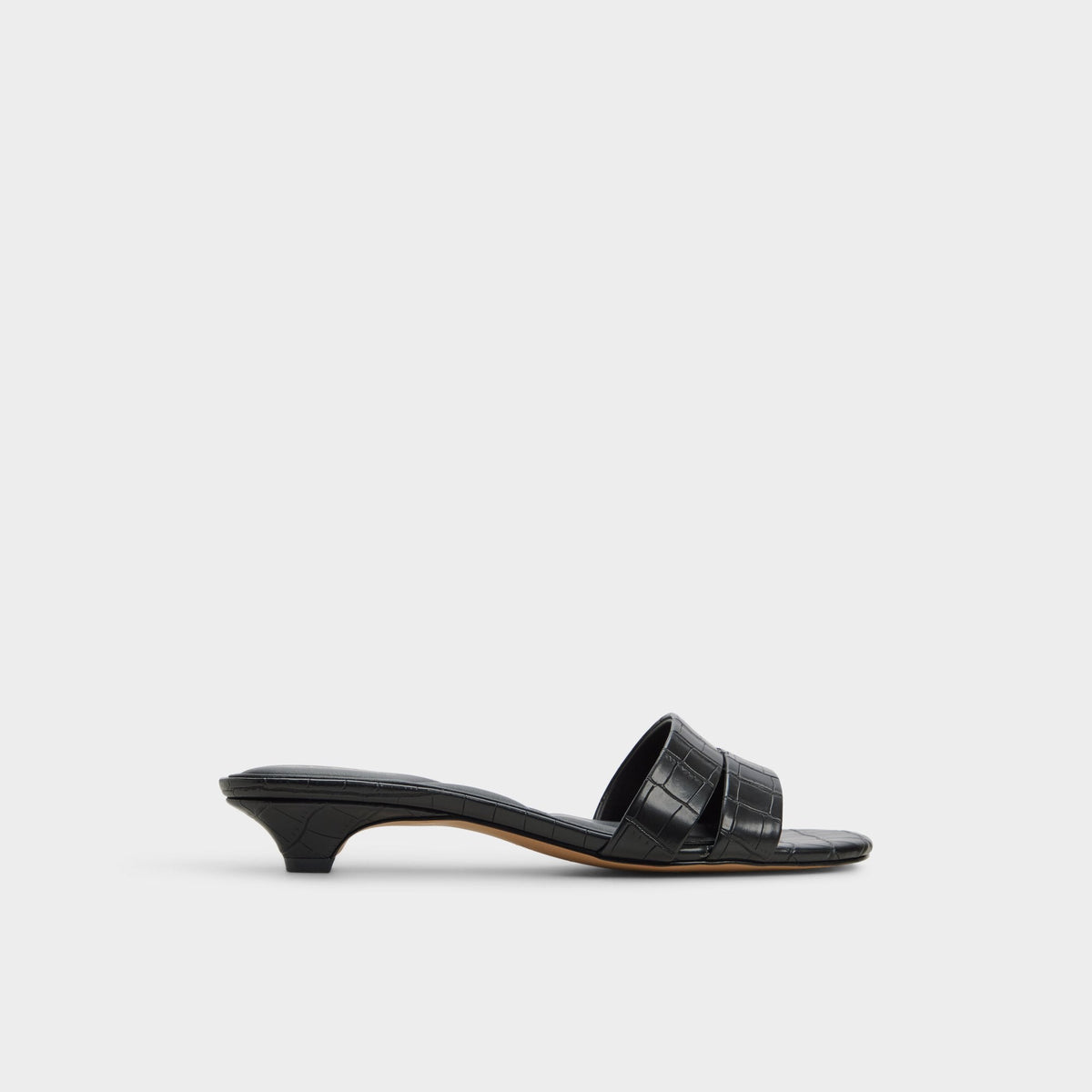 Scarletta Black Women's Heeled mules - Heeled mule, Kitten heel | Aldo