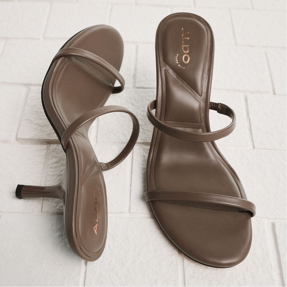 Avelinda in Khaki - Heeled mule | Aldo