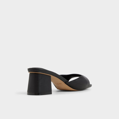 Aneky in Black - Heeled mule, Block heel | Aldo