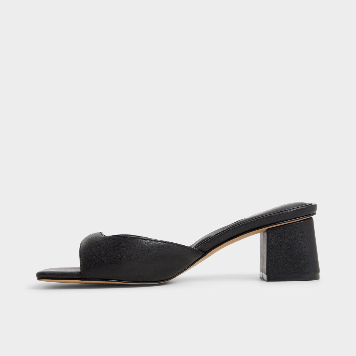 Aneky in Black - Heeled mule, Block heel | Aldo