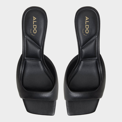 Aneky in Black - Heeled mule, Block heel | Aldo