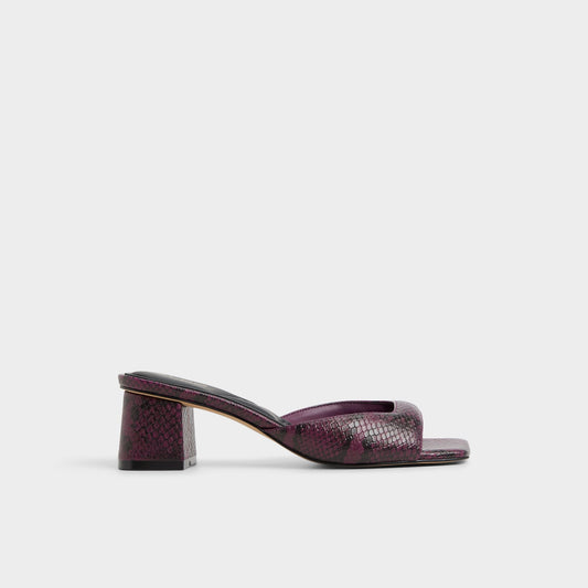 Aneky in Bordo - Heeled mule, Block heel | Aldo