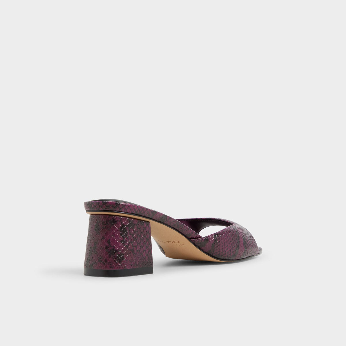 Aneky in Bordo - Heeled mule, Block heel | Aldo