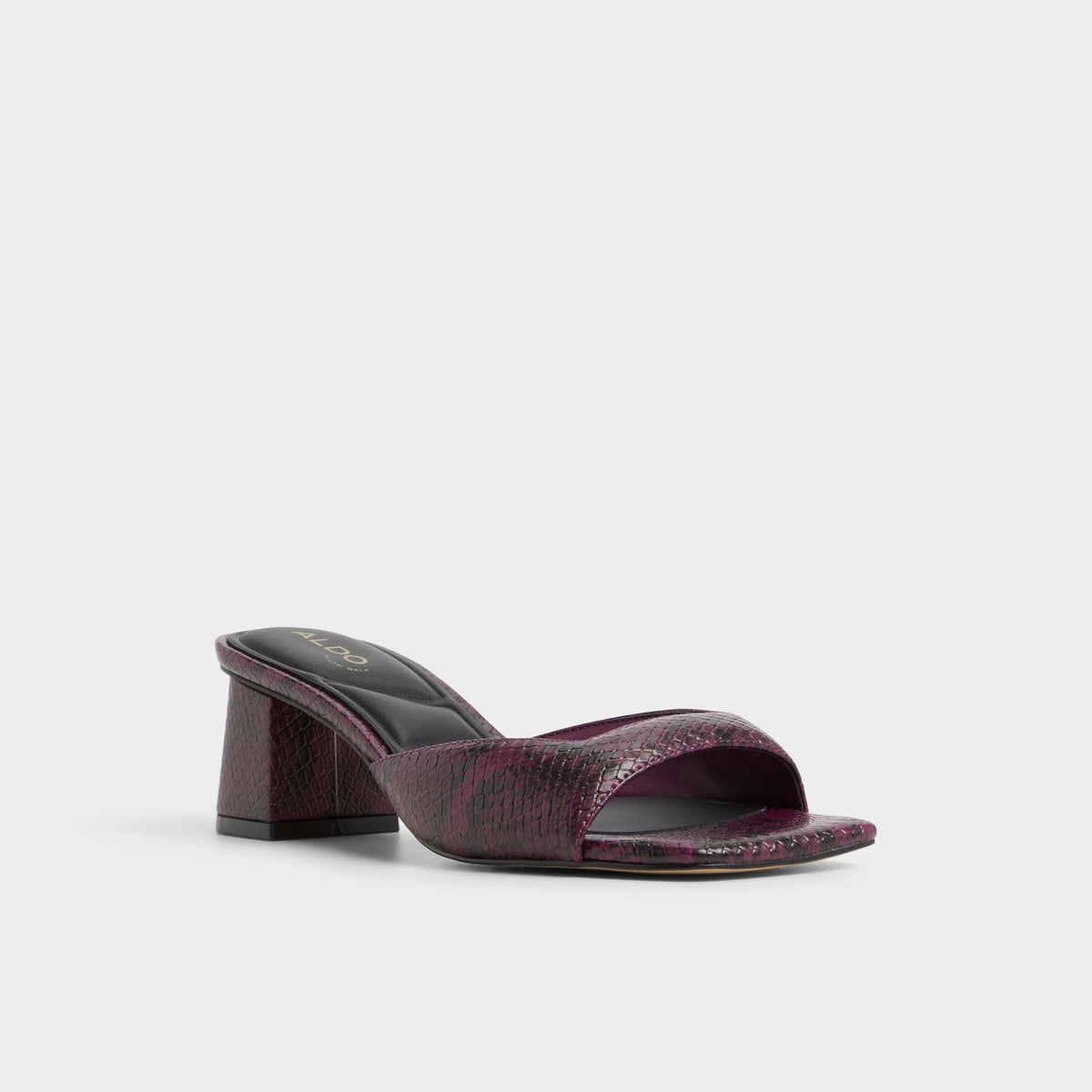 Aneky in Bordo - Heeled mule, Block heel | Aldo