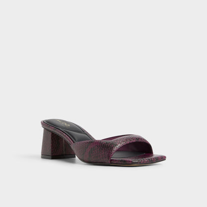Aneky in Bordo - Heeled mule, Block heel | Aldo