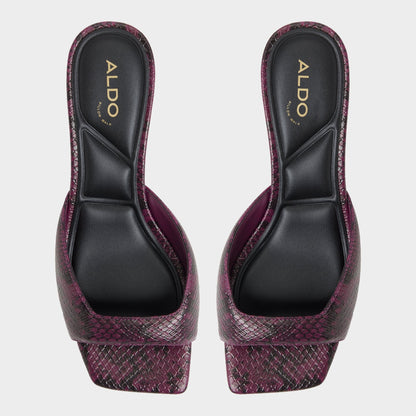 Aneky in Bordo - Heeled mule, Block heel | Aldo