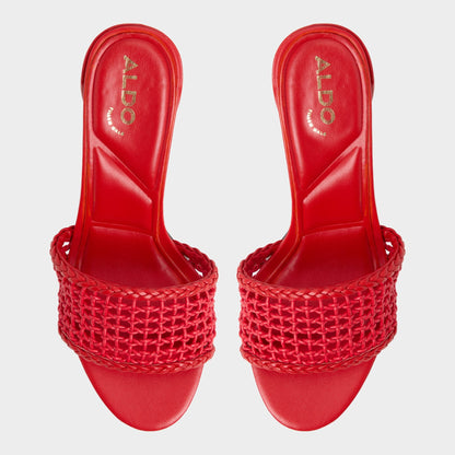 Beachdate Bright Red Women's Block heels - Heeled mule, Block heel | Aldo