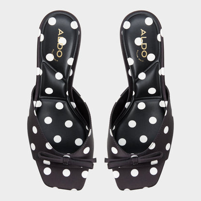 Belerose in Black White - Heeled mule, Stiletto heel | Aldo