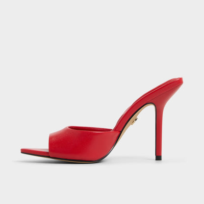 Madelan in Bright Red - Heeled mule, Stiletto heel | Aldo