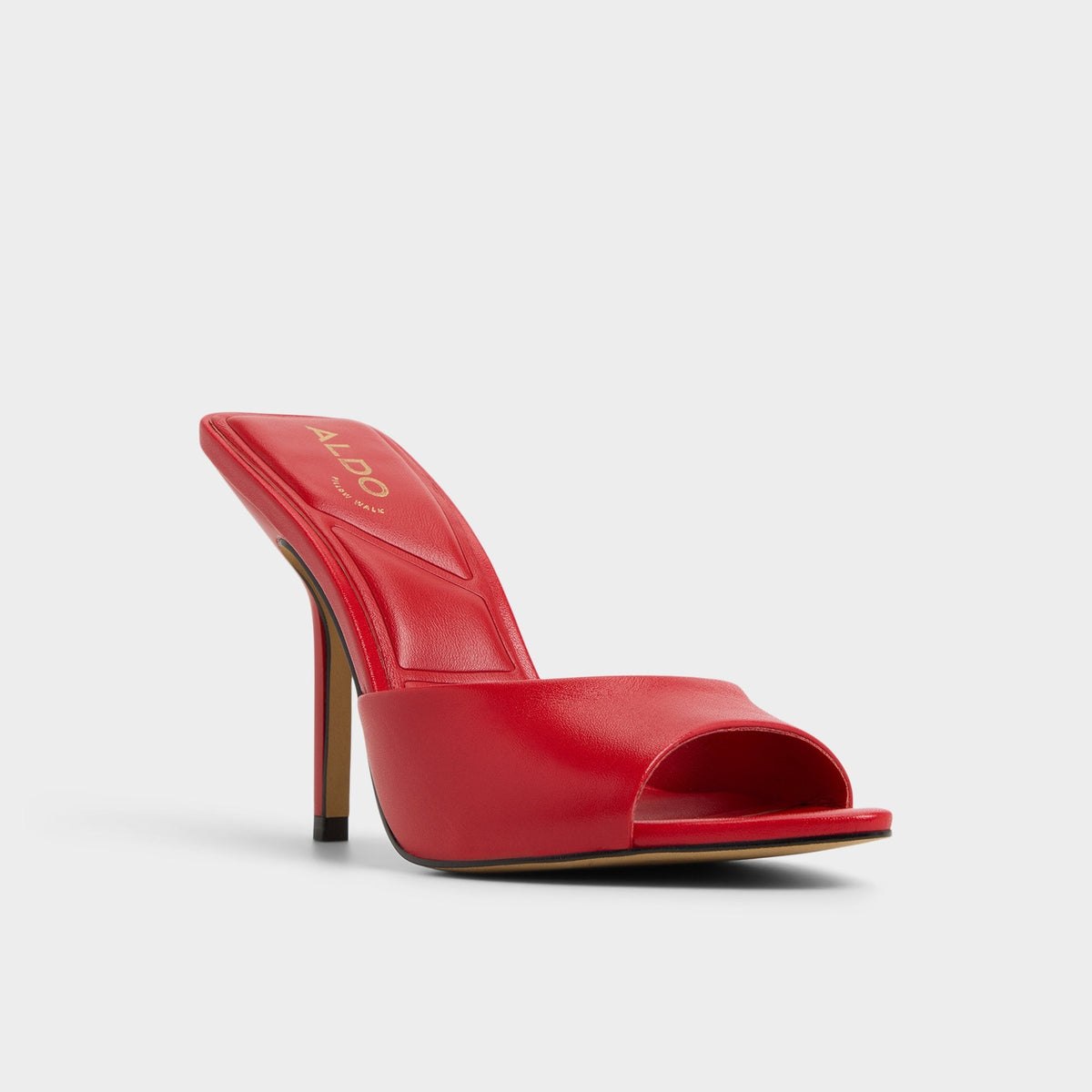 Madelan in Bright Red - Heeled mule, Stiletto heel | Aldo