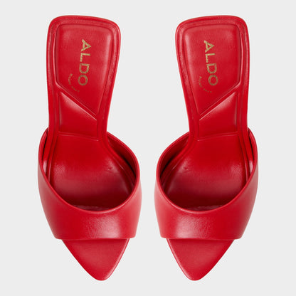 Madelan in Bright Red - Heeled mule, Stiletto heel | Aldo