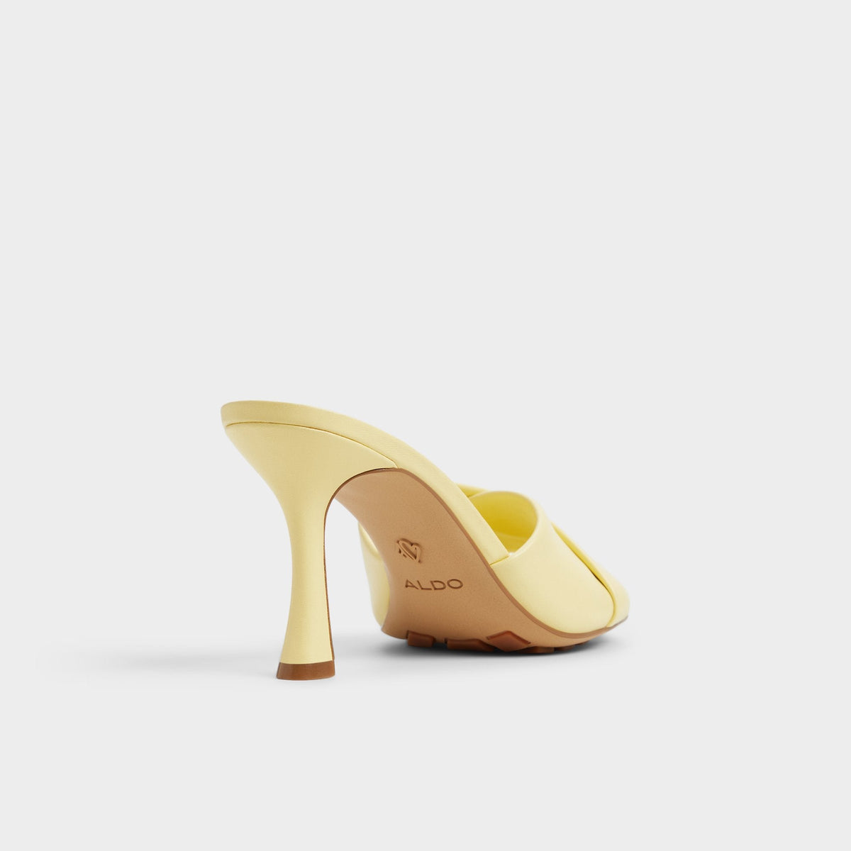 Lyhanna Light Yellow Women's Heeled mules - Heeled mule, Stiletto heel | Aldo