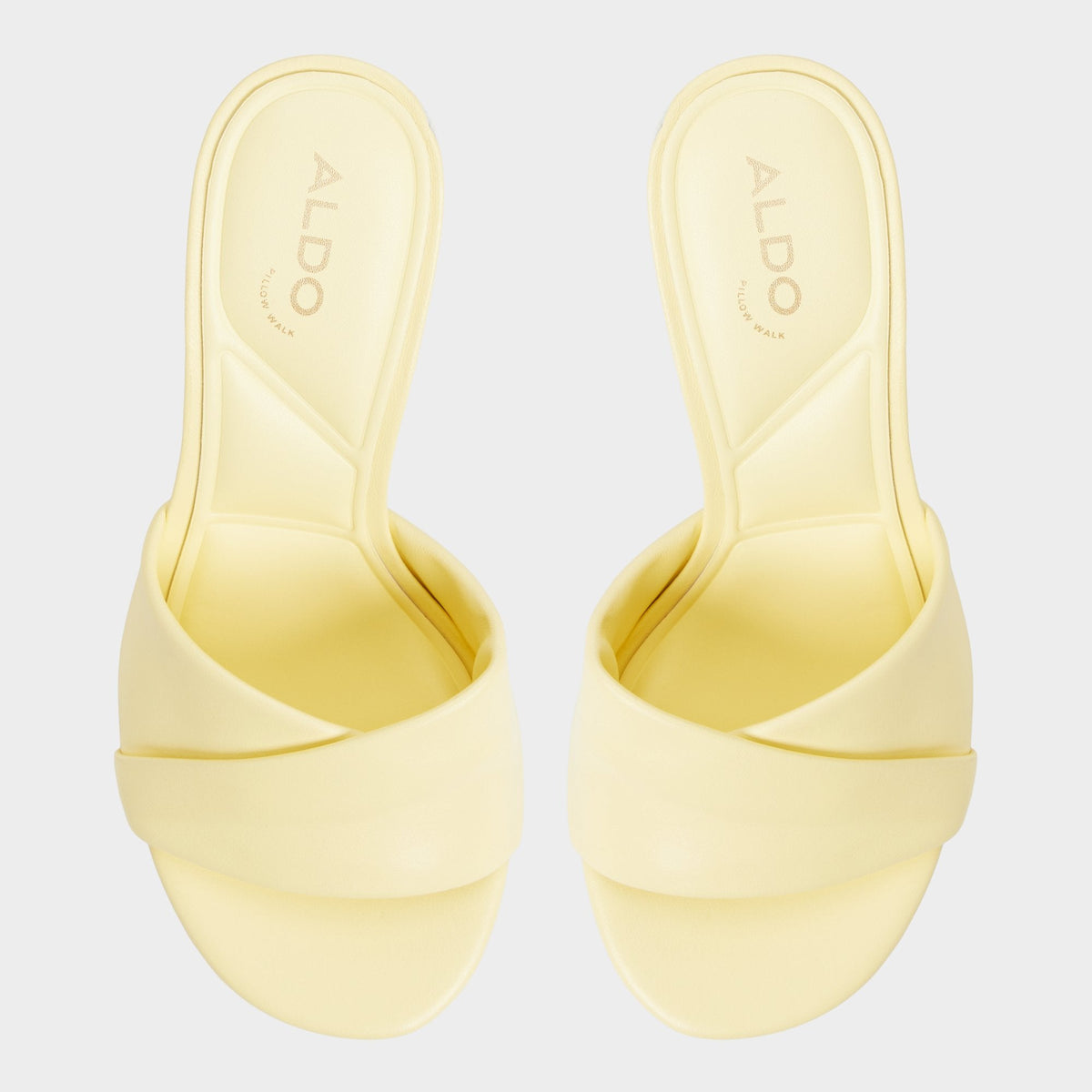 Lyhanna Light Yellow Women's Heeled mules - Heeled mule, Stiletto heel | Aldo
