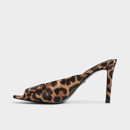 Elenara Brown Multi Women's Heeled mules - Heeled mule, Stiletto heel | Aldo