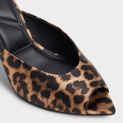Elenara Brown Multi Women's Heeled mules - Heeled mule, Stiletto heel | Aldo