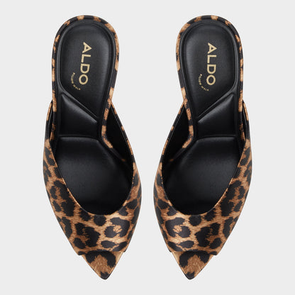 Elenara Brown Multi Women's Heeled mules - Heeled mule, Stiletto heel | Aldo