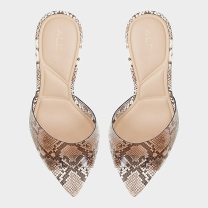 Anitabrilden Other Grey Women's Mule slides - Heeled mule, Stiletto heel | Aldo