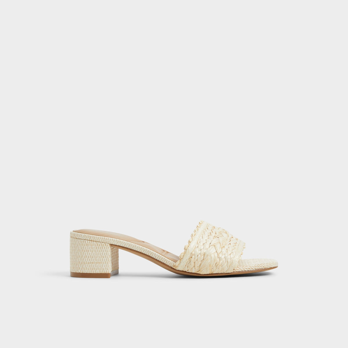 Claudina Natural Women's Block heels - Heeled mule, Block heel | Aldo