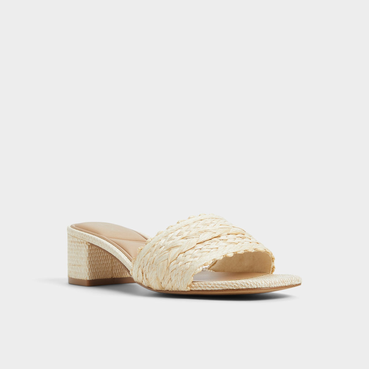 Claudina Natural Women's Block heels - Heeled mule, Block heel | Aldo
