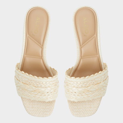 Claudina Natural Women's Block heels - Heeled mule, Block heel | Aldo