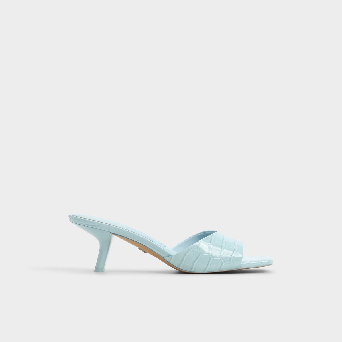 Enchanting Pastel Blue Women's Heeled mules - Heeled mule, Kitten heel | Aldo
