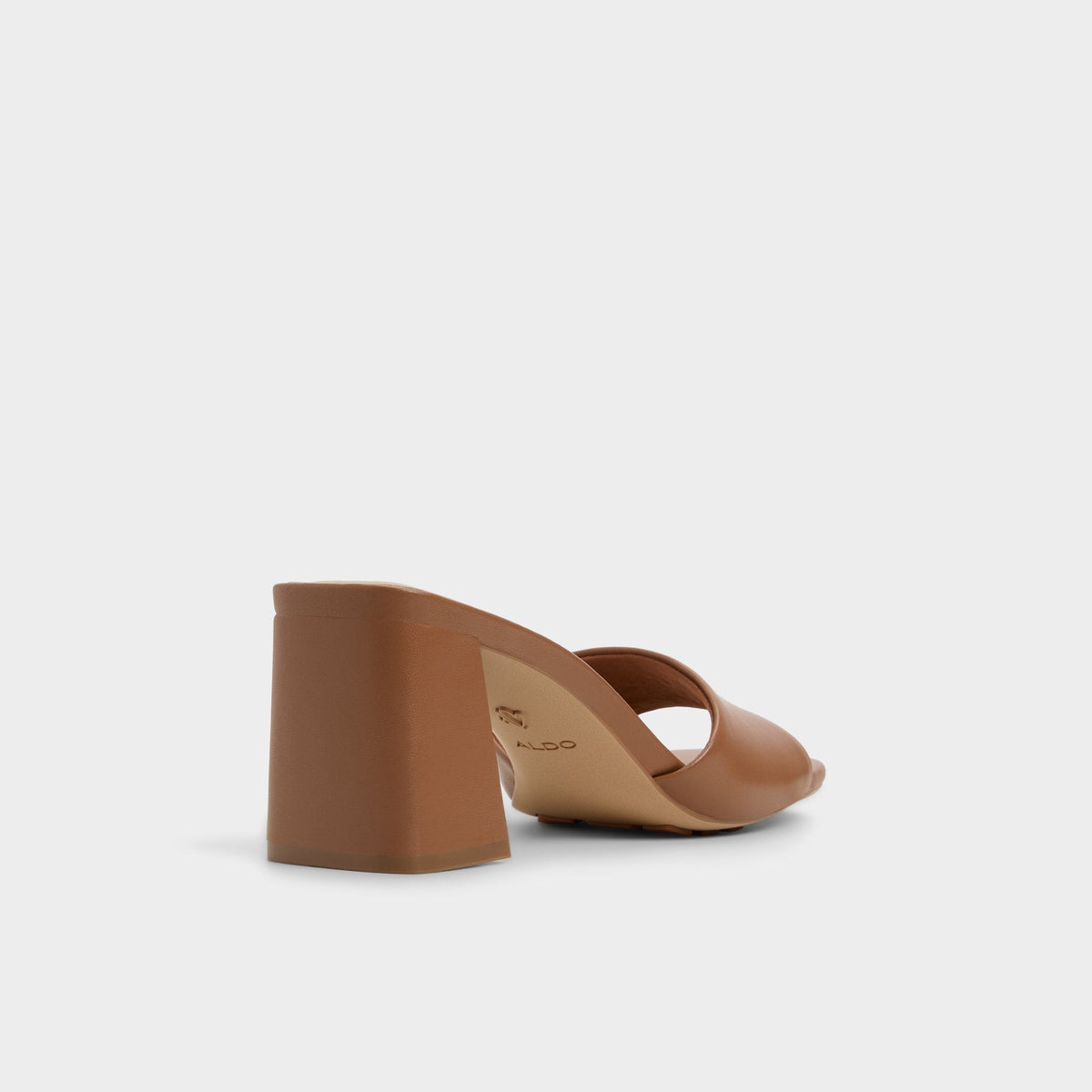 Tisha Tan Women's Heeled mules - Heeled mule, Block heel | Aldo