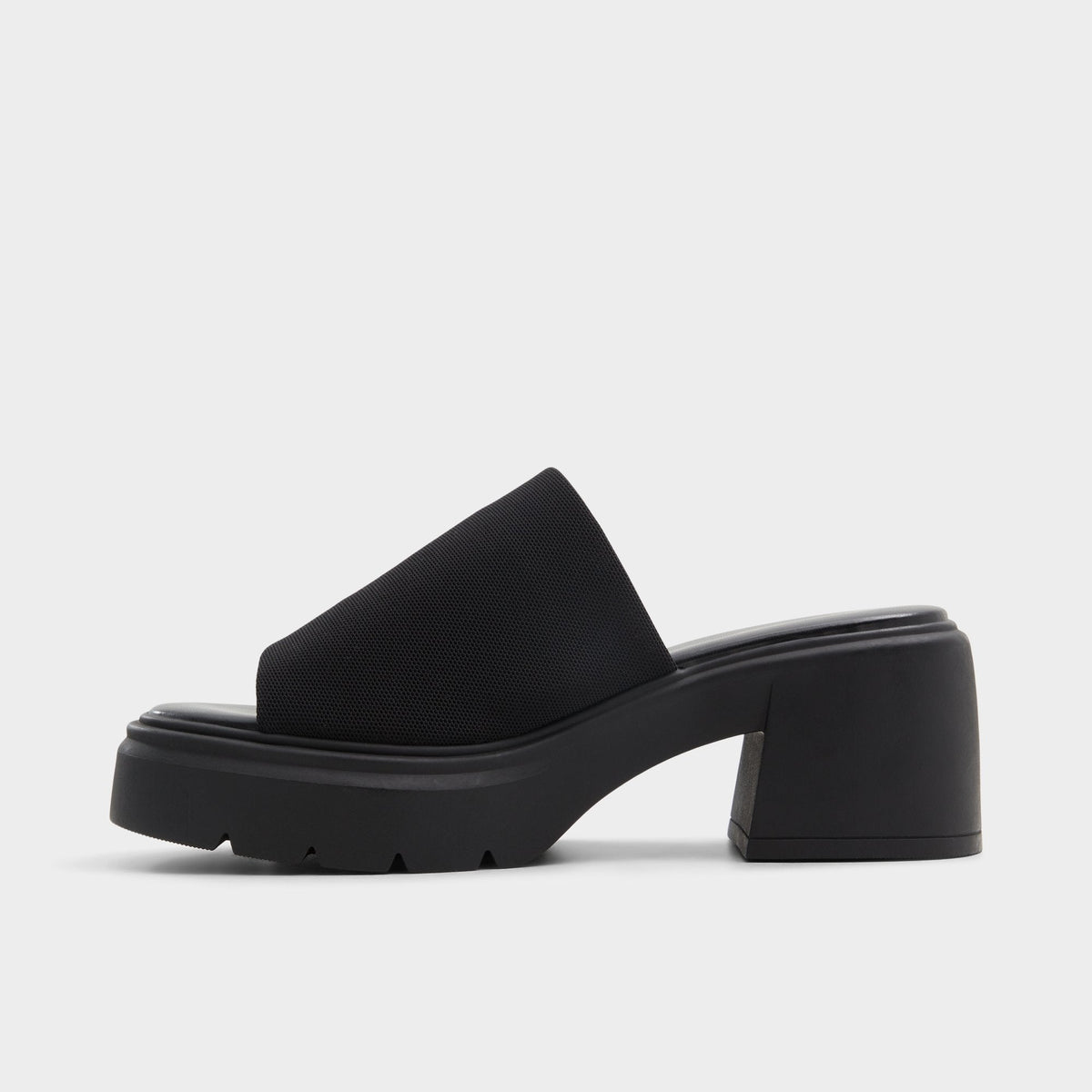 Harrietta Black Women's Wedges - Heeled mule, Block heel | Aldo
