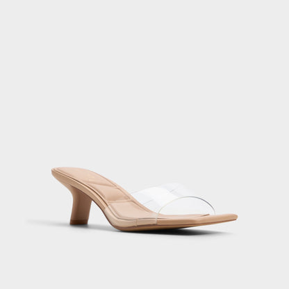 Enchanting Tan Women's Heeled mules - Heeled mule, Kitten heel | Aldo