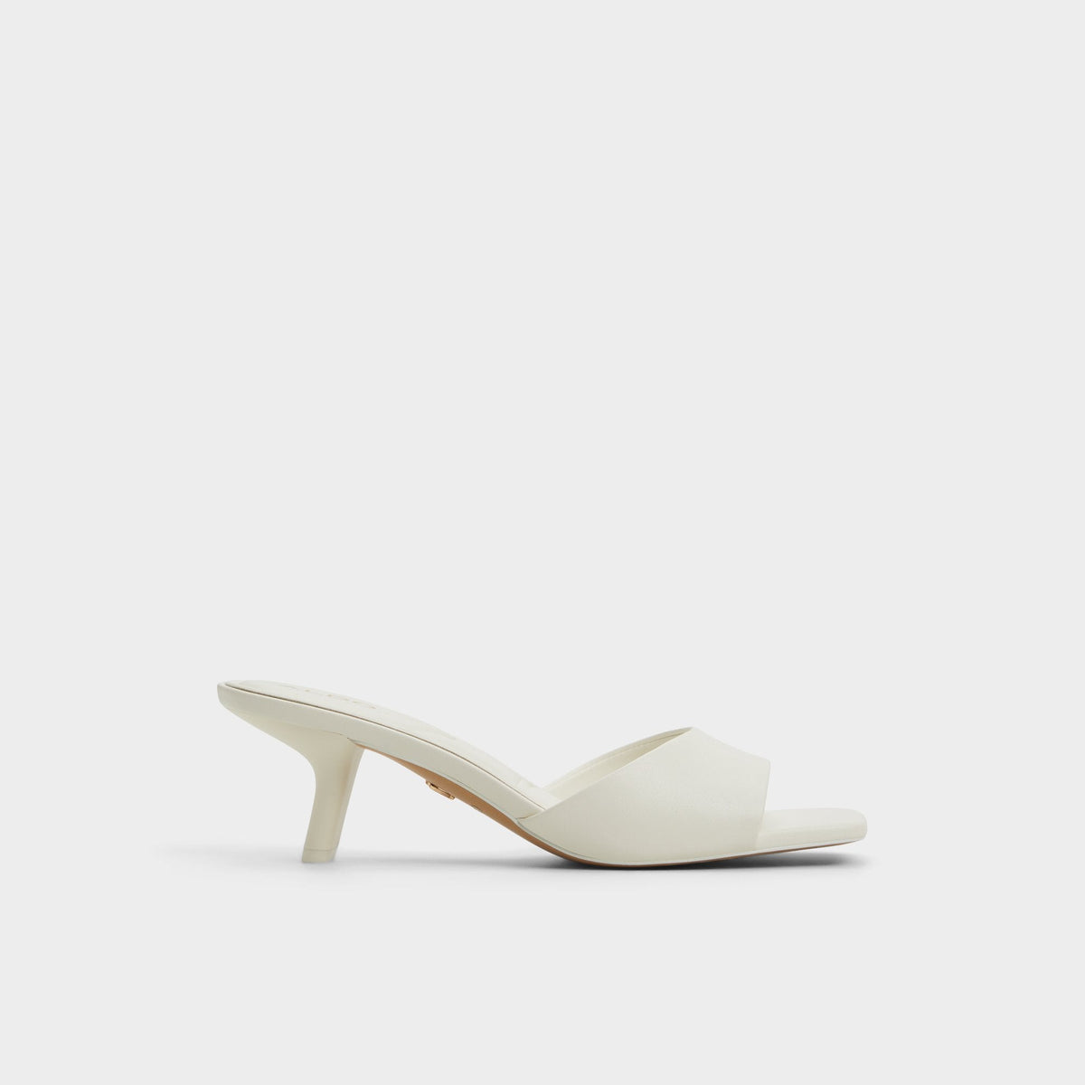 Enchanting White Women's Heeled mules - Heeled mule, Kitten heel | Aldo