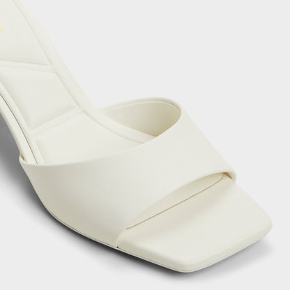 Enchanting White Women's Heeled mules - Heeled mule, Kitten heel | Aldo