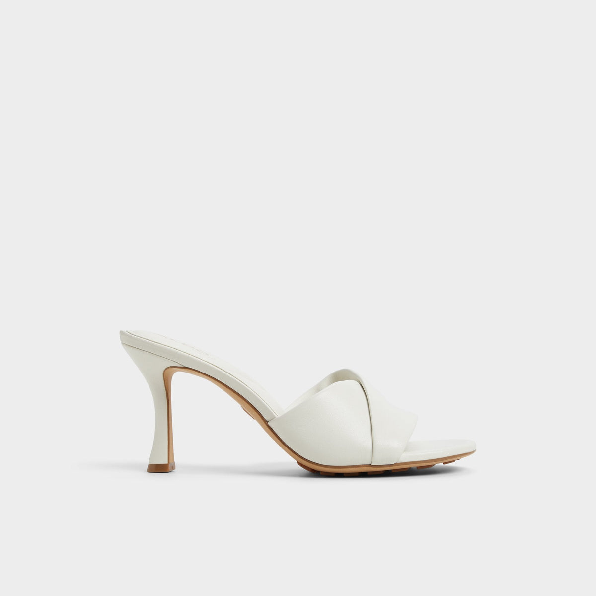 Lyhanna White/Bone Women's Heeled mules - Heeled mule, Stiletto heel | Aldo